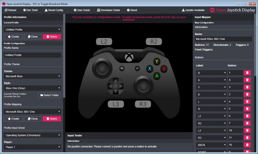 Open Joystick Display 2024 para Windows Download grátis